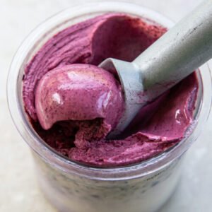 Ninja Creami Blueberry Ice Cream
