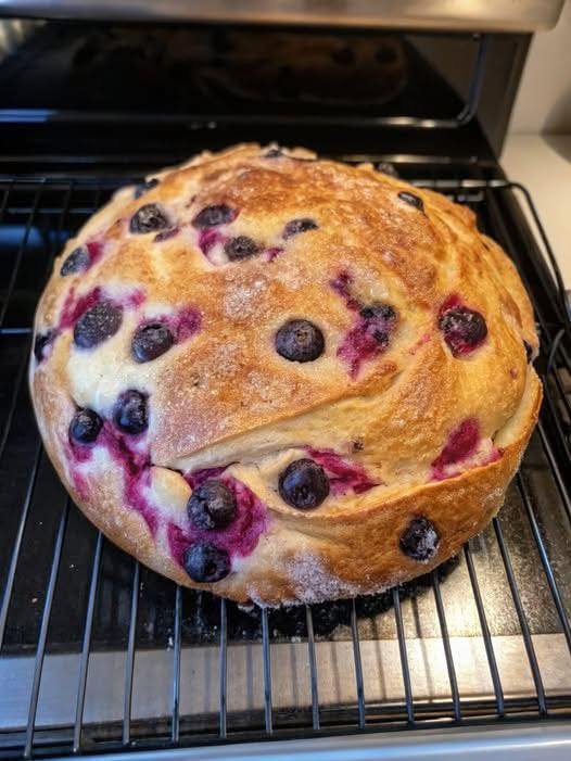 Lemon Blueberry Sourdough Bread